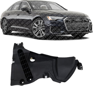 Front Section Fender Liner Right Passenger Side Direct Replacement Compatible With 2019-2023 Audi A6 Quattro AU1251111 4K0853888E