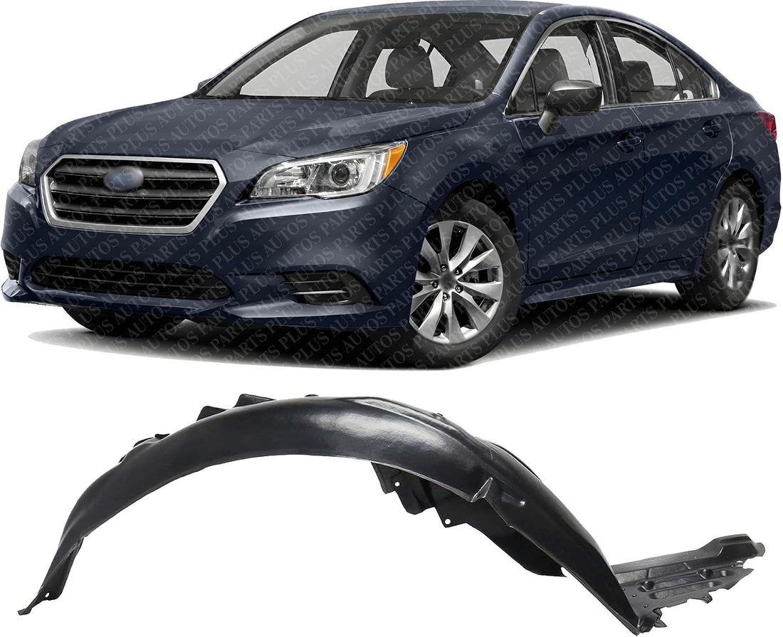 Front Fender Liner Assembly Left Driver Side Direct Replacement Compatible With 2015-2019 Subaru Legacy/Outback SU1248125 SU1248130 59110AL03B 59110AL01B-PFM