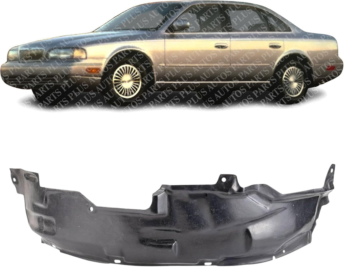 Front Fender Liner Rear Section Left Driver Side Direct Replacement Compatible With 1997-2001 Infiniti Q45 IN1248106 638436P000