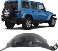 Rear Fender Liner Right Passenger Side Direct Replacement Compatible With 2007-2017 Jeep Wrangler / 2018 JK CH1763100 55157126AK