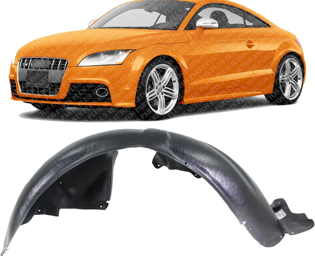 Front Fender Liner Rear Section Left Driver Side Direct Replacement Compatible With 2008-2015 Audi TT AU1248115 8J0821171B