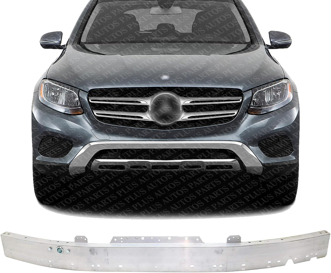 Front Bumper Reinforcement Aluminum Direct Replacement Compatible With 2016-2022 Mercedes Benz GLC300 / GLC43 / 2017-2023 E-Class MB1006134 2136201700