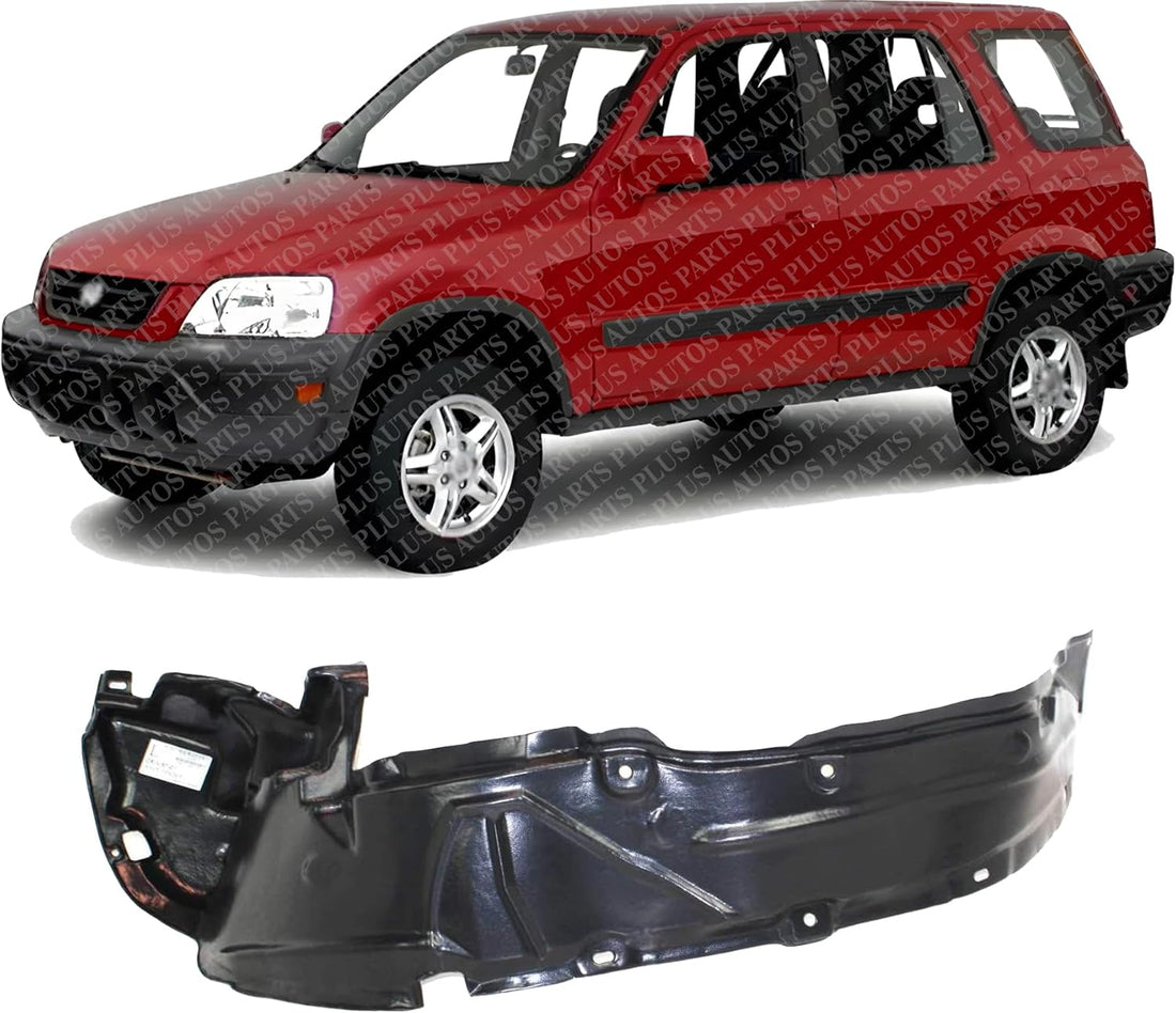 Front Fender Liner Left Driver Side Direct Replacement Compatible With 1997-2001 Honda CR-V HO1248105 74151S10020