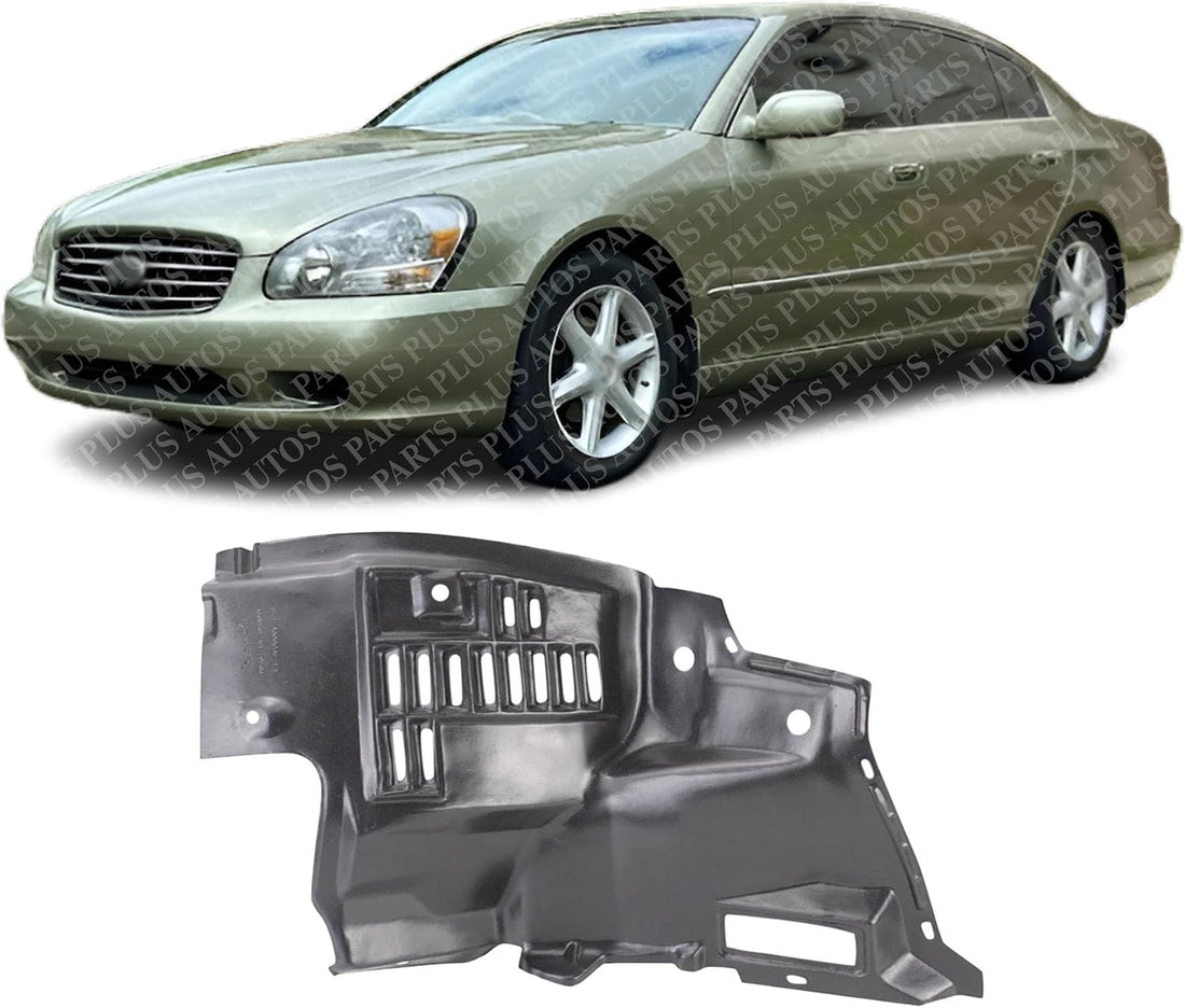Front Section Fender Liner Left Driver Side Direct Replacement Compatible With 1997-2001 Infiniti Q45 IN1248105 638456P100