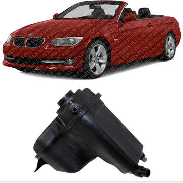 Front Coolant Reservoir Tank Without Cap Direct Replacement Compatible With 2007-2013 BMW 328i / 2009-2012 328i xDrive BM3014110 17137640514