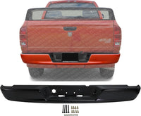 Step Bumper Assembly Primed Steel Direct Replacement Compatible With 2002-2008 Dodge Ram 1500/2003-2009 2500/3500 CH1103125 5073625AD-PFM