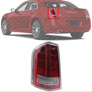 Tail Light Assembly Left Driver Side Direct Replacement Compatible With 2011-2012 Chrysler 300 CH2800196 68042171AE-PFM