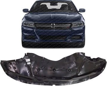 Front Engine Splash Shield Under Cover Direct Replacement Compatible with 2015-2022 Dodge Charger CH1228128 68214511AC