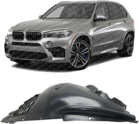 Front Section Fender Liner Left Driver Side Direct Replacement Compatible With 2014-2018 BMW X5 BM1248152 51717290853
