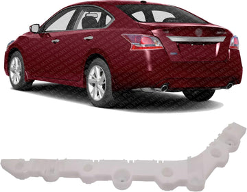 Rear Bumper Bracket Plastic Left Driver Side Direct Replacement Compatible With 2013-2015 Nissan Altima NI1142102 852213TA0A