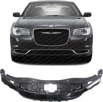 Front Radiator Core Support Cover Plastic Direct Replacement Compatible With 2015-2023 Chrysler 300 CH1224103 68227211AC