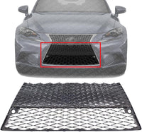 Front Bumper Lower Grille Painted Gray Plastic Direct Replacement Compatible With 2014-2015 Lexus IS250 / 2014-2016 IS350 / 2016 IS200t / IS300 LX1036115 5211253070
