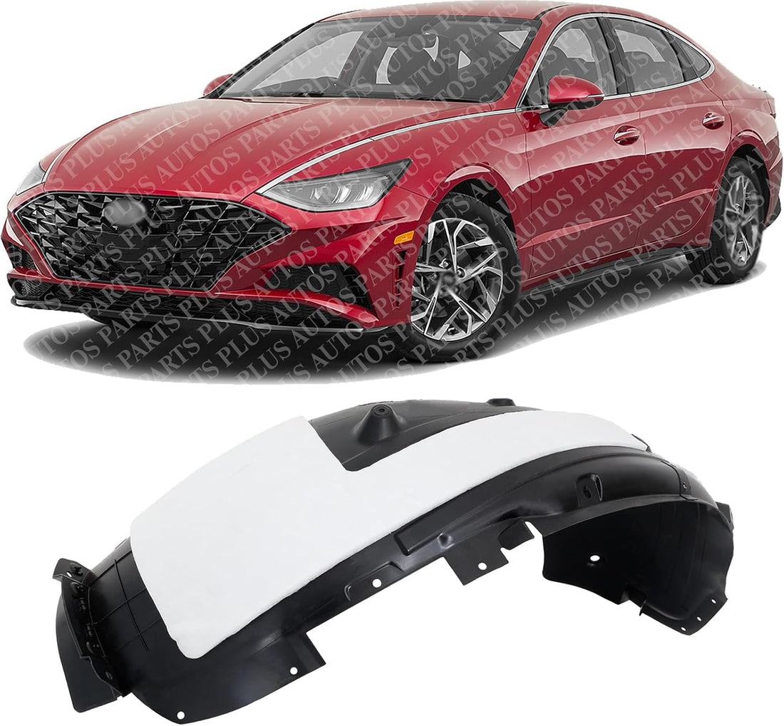 Front Fender Liner Left Driver Side Direct Replacement Compatible With 2021-2023 Hyundai Santa Fe HY1248188 86811S2500