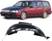 Front Fender Liner Left Driver Side Direct Replacement Compatible With 1998-2000 Volvo S70 / 1998-2003 V70 VO1248109 91526830