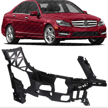 Front Bumper Retainer Bracket Right Passenger Side Direct Replacement Compatible With 2012-2015 Mercedes Benz C-Class MB1043101 2048854265