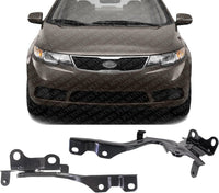 Set of 2 Front Hood Hinge Steel Right Passenger & Left Driver Side Direct Replacement Compatible with 2010-2013 Kia Forte KI1236115 KI1236116 791201M000 791101M000