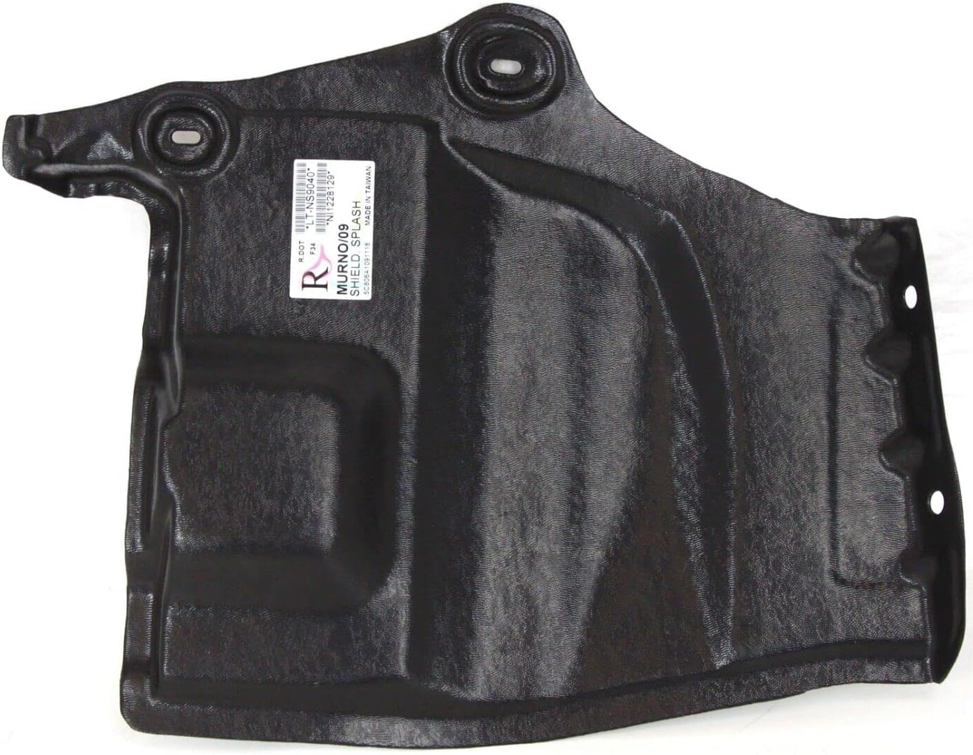 Front Engine Splash Shield Under Cover Right Passenger Side Direct Replacement Compatible with 2009-2014 Nissan Murano / 2011-2017 Quest NI1228129 648381AA0A