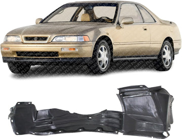 Front Fender Liner Left Driver Side Direct Replacement Compatible With 1991-1995 Acura Legend AC1248104 74151SP1000