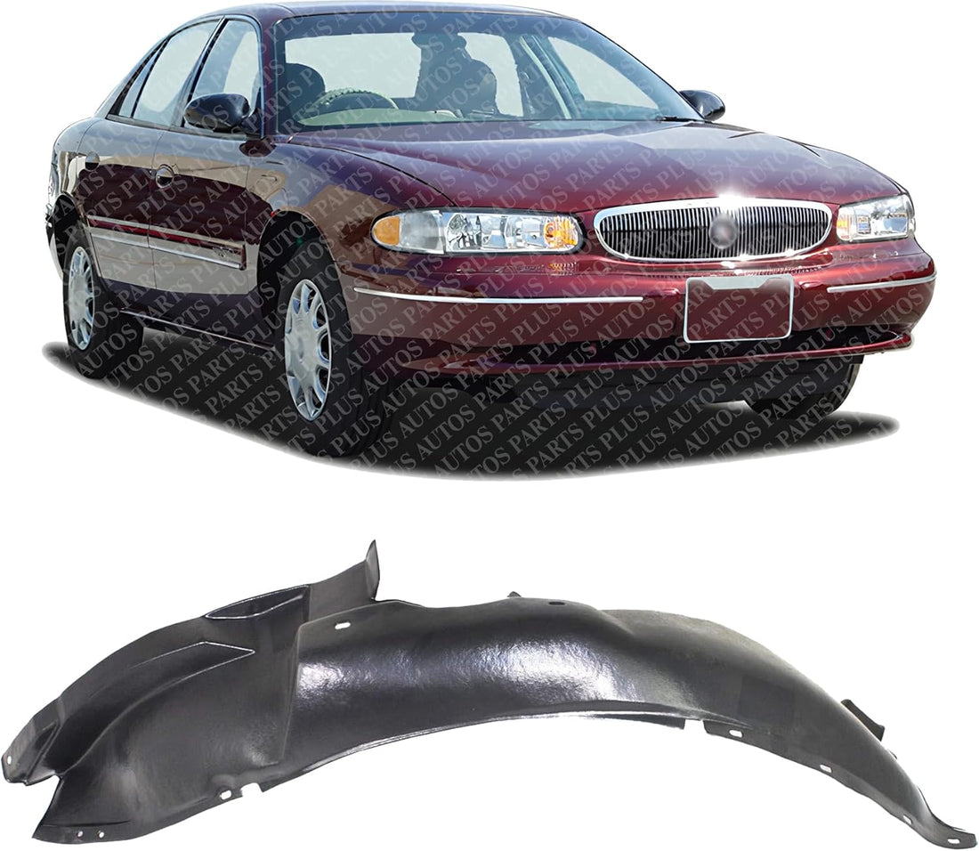 Front Fender Liner Right Passenger Side Direct Replacement Compatible With 2003-2005 Saturn L-Series GM1249143 22725263