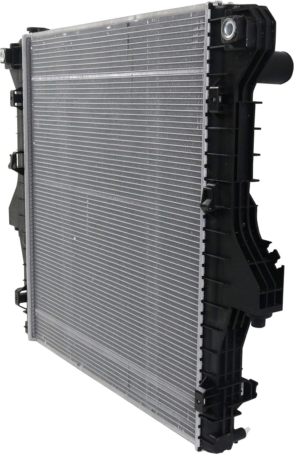 Front Radiator Aluminum Core Direct Replacement Compatible With 2003-2009 Dodge Ram 2500 3500 CH3010304 CH3010359 52028900AG 55056816AA