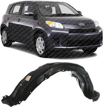 Front Fender Liner Right Passenger Side Direct Replacement Compatible With 2008-2014 Scion xD SC1249107 5387552250