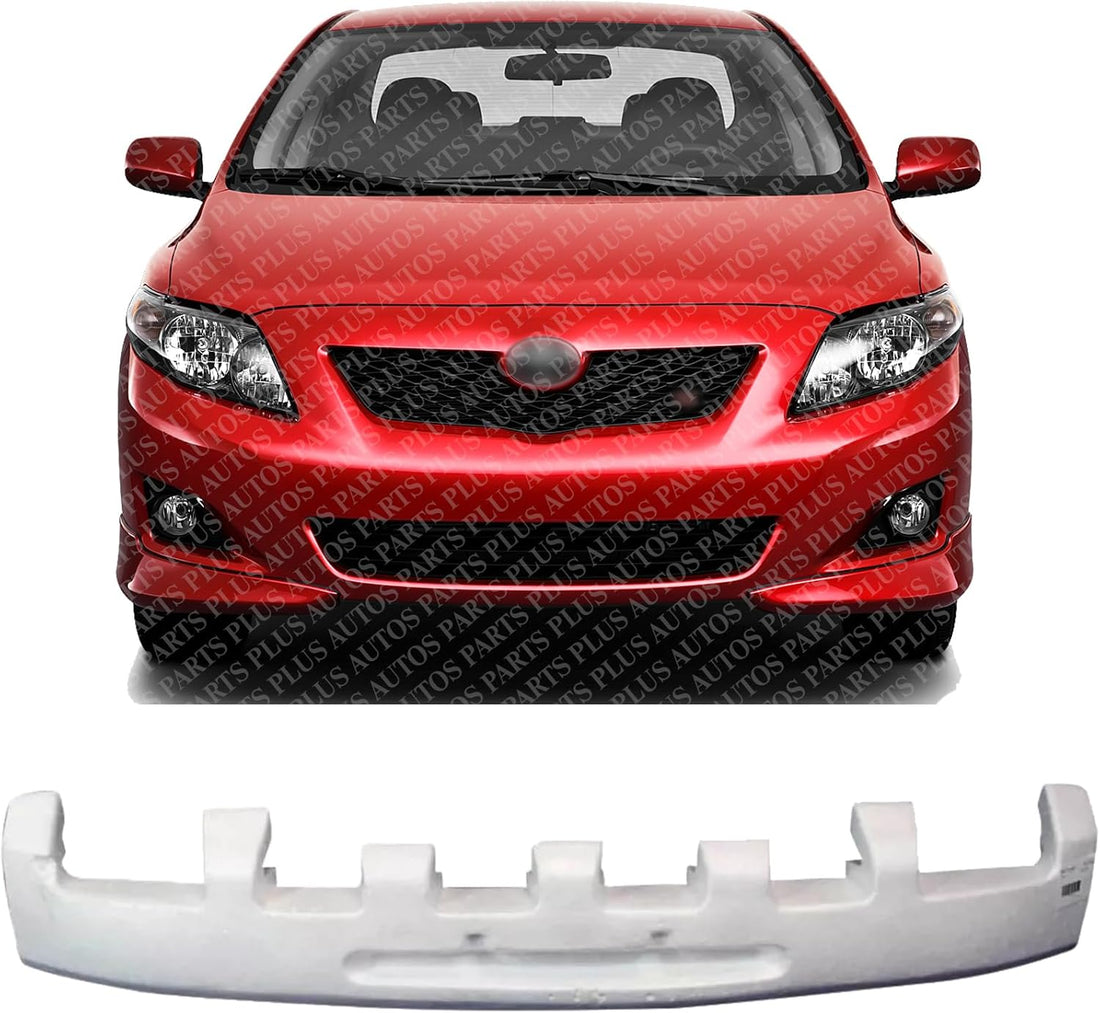 Front Bumper Absorber Direct Replacement Compatible With 2005-2008 Toyota Corolla TO1070143 5261102100