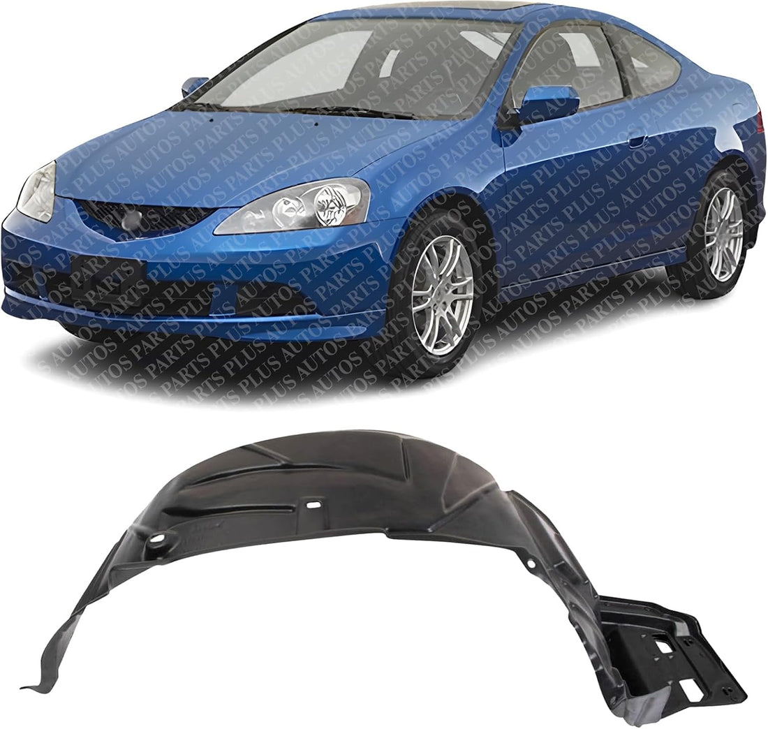 Front Fender Liner Left Driver Side Direct Replacement Compatible With 2005-2006 Acura RSX AC1250102 74150S6MJ00