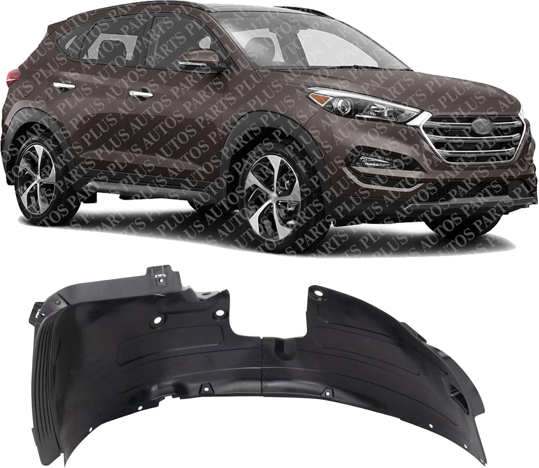 Front Fender Liner Right Passenger Side Direct Replacement Compatible With 2016-2018 Hyundai Tucson HY1249185 86812D3010