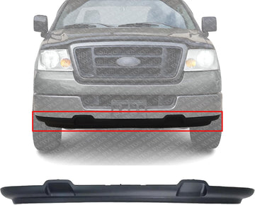 Front Bumper Lower Valance Spoiler Primed Plastic Without Fog Light Holes Direct Replacement Compatible With 2004-2005 Ford F-150 FO1095205 4L3Z17626AAB