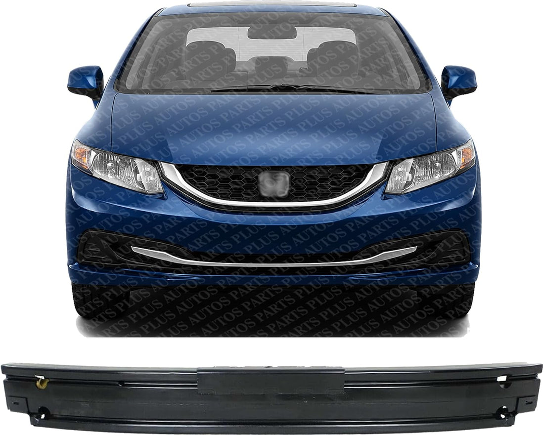 Rear Bumper Reinforcement Steel Direct Replacement Compatible With 2013-2015 Honda Civic HO1106189 71530TR3A50