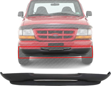 Front Lower Valance Textured Plastic without Fog Light Holes Direct Replacement Compatible With Ford Ranger 1998-2000 FO1095167 F87Z17626AAA
