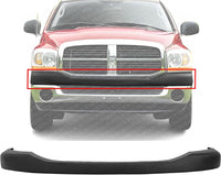 Front Bumper Upper Cover Textured Plastic Direct Replacement Compatible With 2006-2009 Dodge Ram 1500 2500 3500 CH1000880 55077762AA