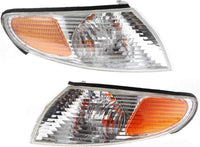 Set Of 2 Front Corner Light Assembly Right Passenger & Left Driver Side Direct Replacement Compatible With 1999-2001 Toyota Solara TO2521159 TO2520159 8161006040 8162006040