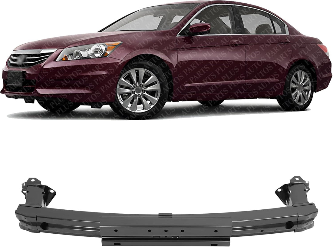 Front Bumper Face Bar Reinforcement Cross Member Steel Direct Replacement Compatible With 2008-2012 Honda Accord HO1006177 71130TA5A00ZZ