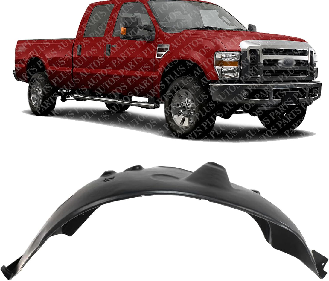 Front Fender Liner Right Passenger Side Direct Replacement Compatible With 2008-2010 Ford F-Series Super Duty FO1249135 8C3Z16054C