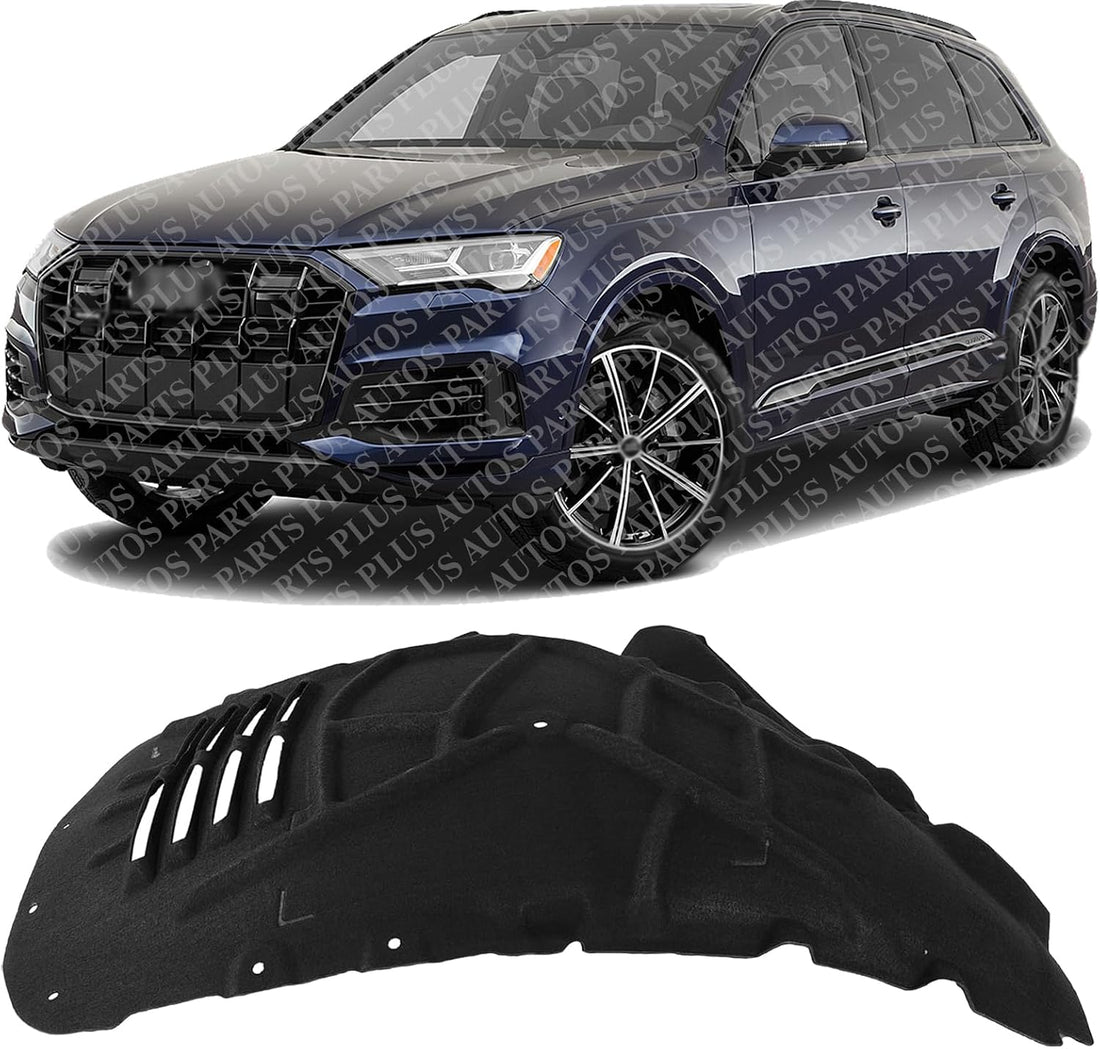 Front Section Fender Liner Left Driver Side Direct Replacement Compatible With 2017-2021 Audi Q7 AU1248146 4M0821171AG