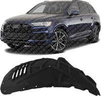Front Section Fender Liner Left Driver Side Direct Replacement Compatible With 2017-2021 Audi Q7 AU1248146 4M0821171AG