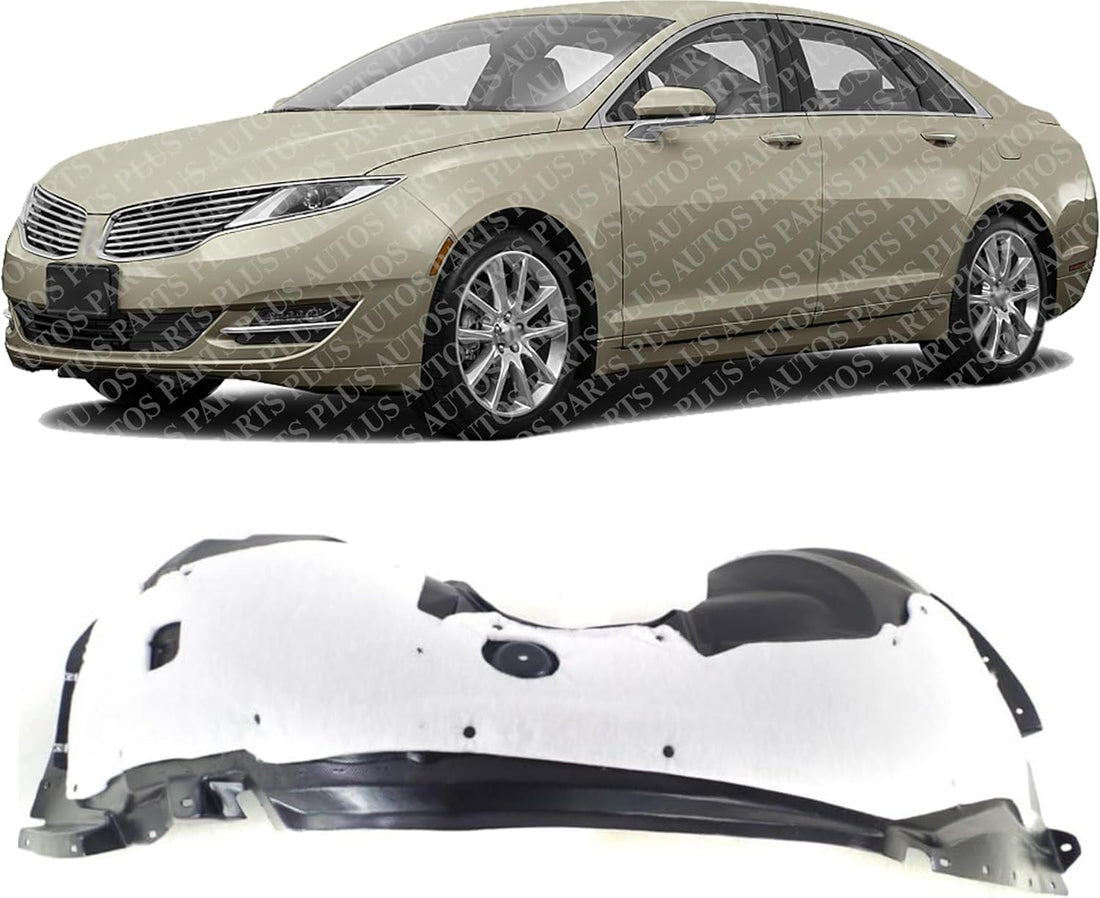 Front Fender Liner Left Driver Side Direct Replacement Compatible With 2013-2016 Lincoln MKZ FO1248168 DP5Z16103A