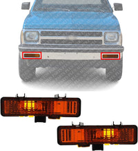 Set Of 2 Front Turn Signal Light Right & Left Side Direct Replacement Compatible With 1982-1991 GMC S15 / 1982-1993 Chevrolet S10 / 1983-1994 S-10 Blazer Pickup GM2520109 GM2521109
