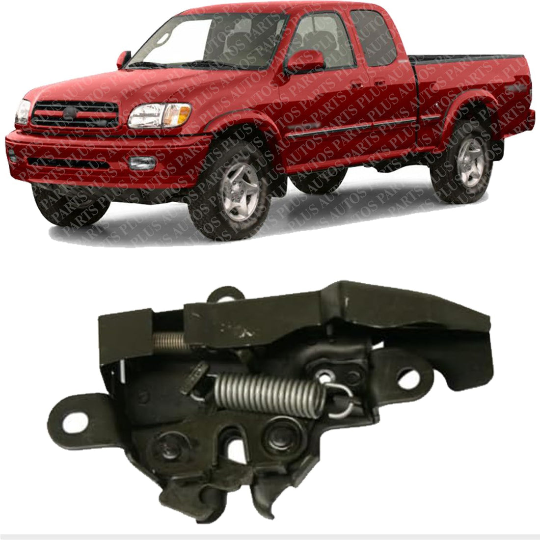 AUTOS PARTS PLUS Front Hood Latch Steel Direct Replacement Compatible With 2000-2006 Toyota Tundra TO1234125 535100C011