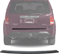 Rear Bumper Step Pad Molding Textured Plastic Direct Replacement Compatible With 2009-2015 Honda Pilot HO1191103 71510SZAA00ZA