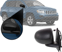 Front Mirror Non-Towing Manual Folding Heated Textured Right Passenger Side Direct Replacement Compatible With 2014-2021 Toyota Tundra TO1321303 879100C400 879100C440-PFM