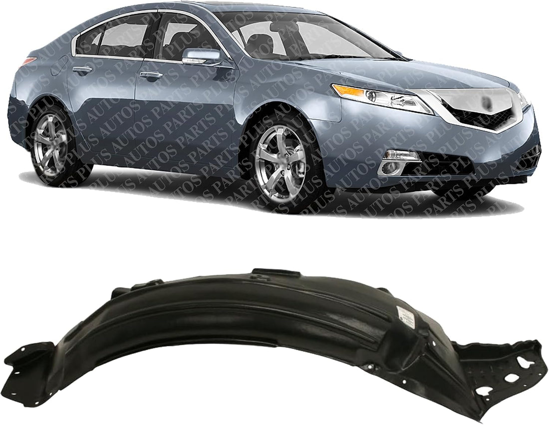 Front Fender Liner Right Passenger Side Direct Replacement Compatible with 2009-2011 Acura TL AC1249126 74101TK5A00