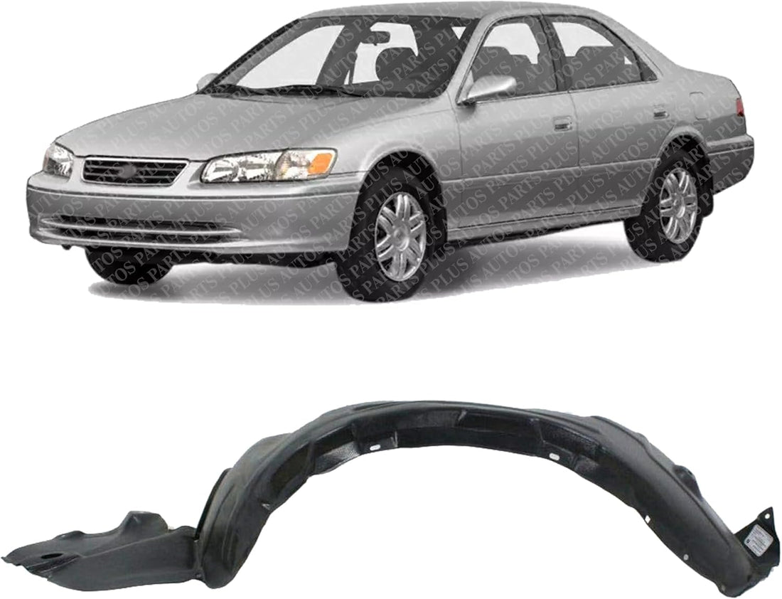 Front Fender Liner Left Driver Side Direct Replacement Compatible With 1997-2001 Toyota Camry TO1248102 5387606020