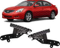 Set Of 2 Front Bumper Bracket Plastic Left Driver & Right Passenger Side Direct Replacement Compatible With 2013-2015 Nissan Altima NI1043102 NI1042102 620583TA0A 620593TA0A