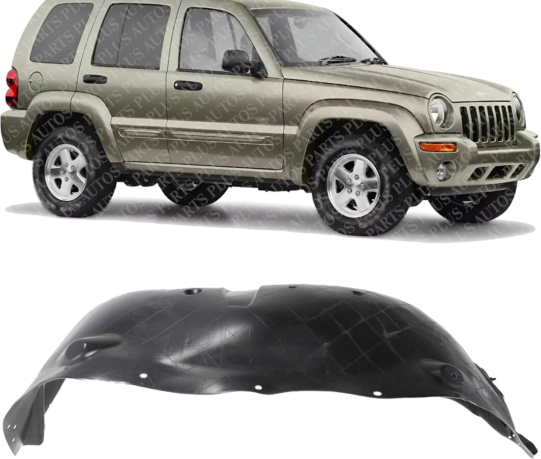 Front Fender Liner Right Passenger Side Direct Replacement Compatible With 2002-2004 Jeep Liberty CH1249118 55360144AG