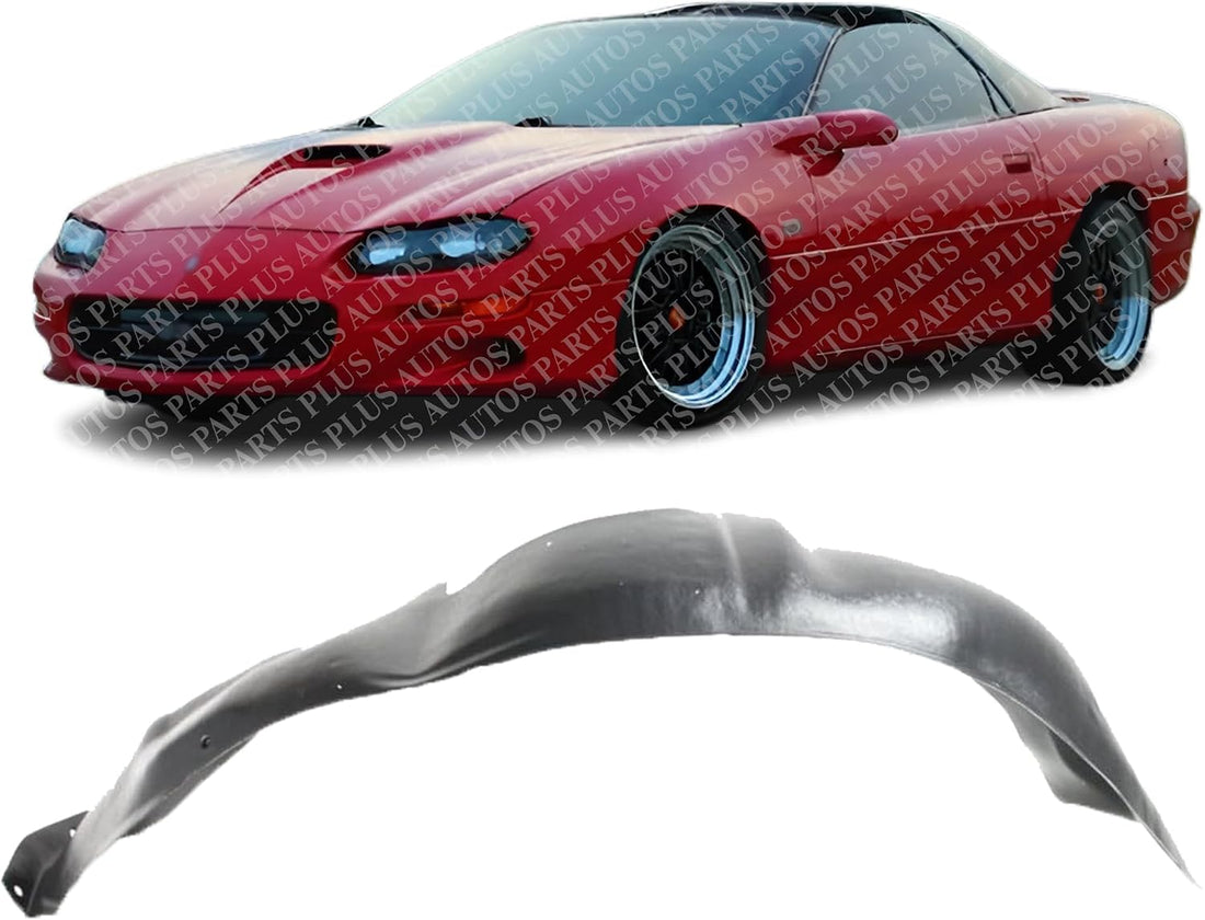 Front Fender Liner Left Driver Side Direct Replacement Compatible With 1993-2002 Chevrolet Camaro GM1248105 10296526