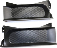 Set Of 2 Front Bumper Trim Textured Left Driver & Right Passenger Side Direct Replacement Compatible With 2013-2018 Ram 1500 CH1037112 68196984AA