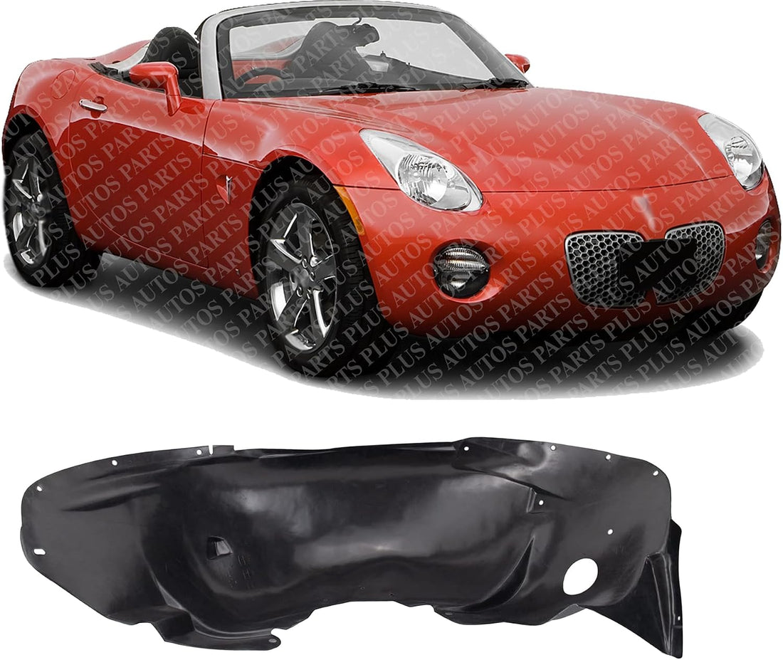 Front Fender Liner Right Passenger Side Direct Replacement Compatible With 2007-2009 Pontiac Solstice GM1249216 25914761