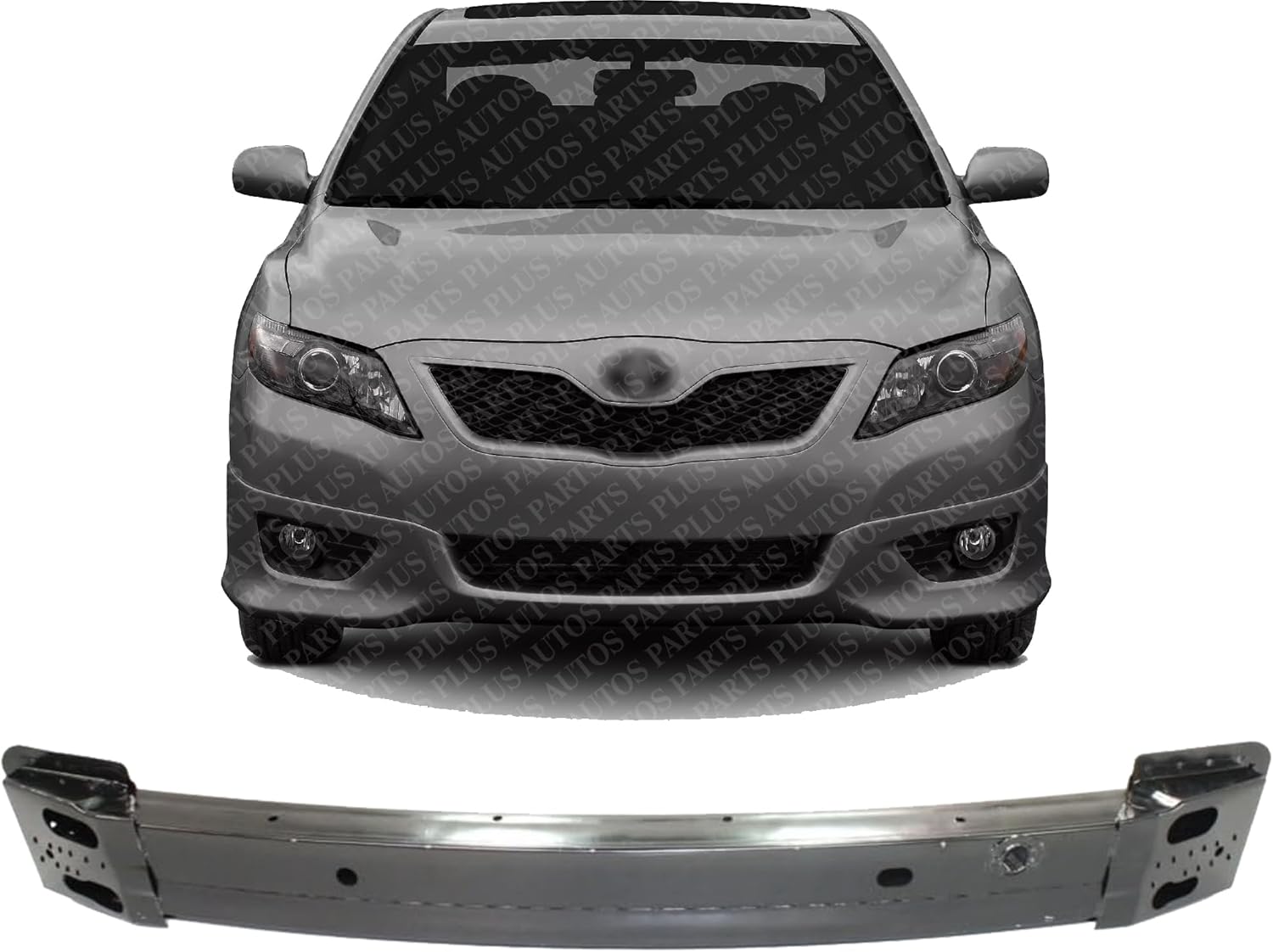 Front Bumper Reinforcement Steel Direct Replacement Compatible With 2007-2011 Toyota Camry TO1006206 5202133140